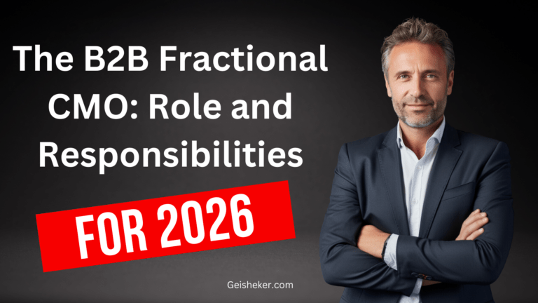 B2B Fractional CMO 2026