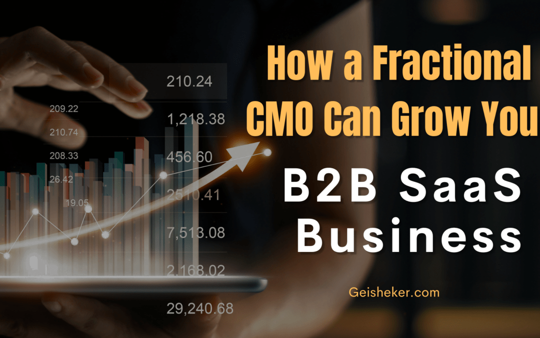 How a Fractional CMO Can Grow Your B2B SaaS Business
