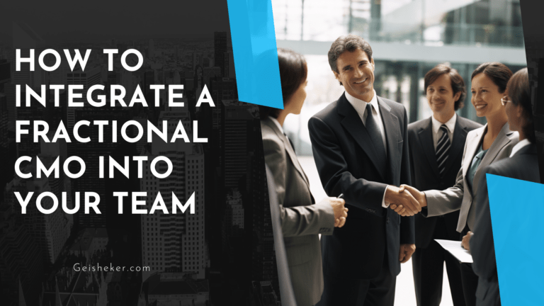 How to Integrate a Fractional CMO into Your Team