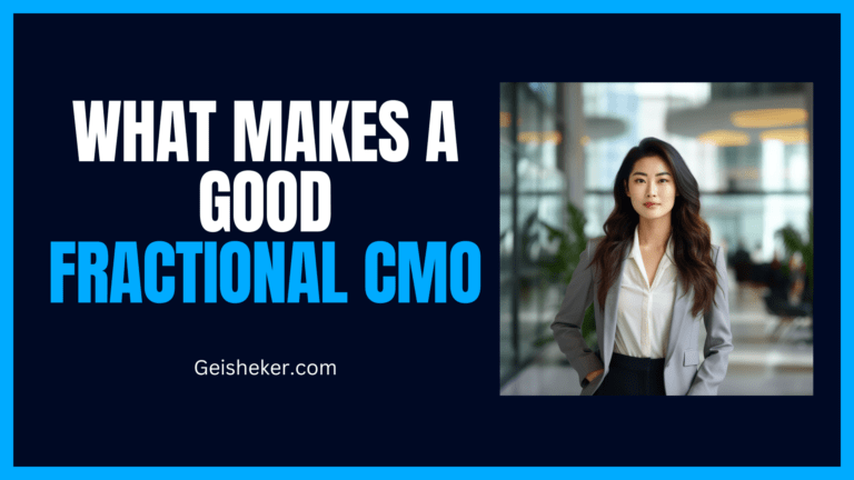 What makes a good Fractional CMO