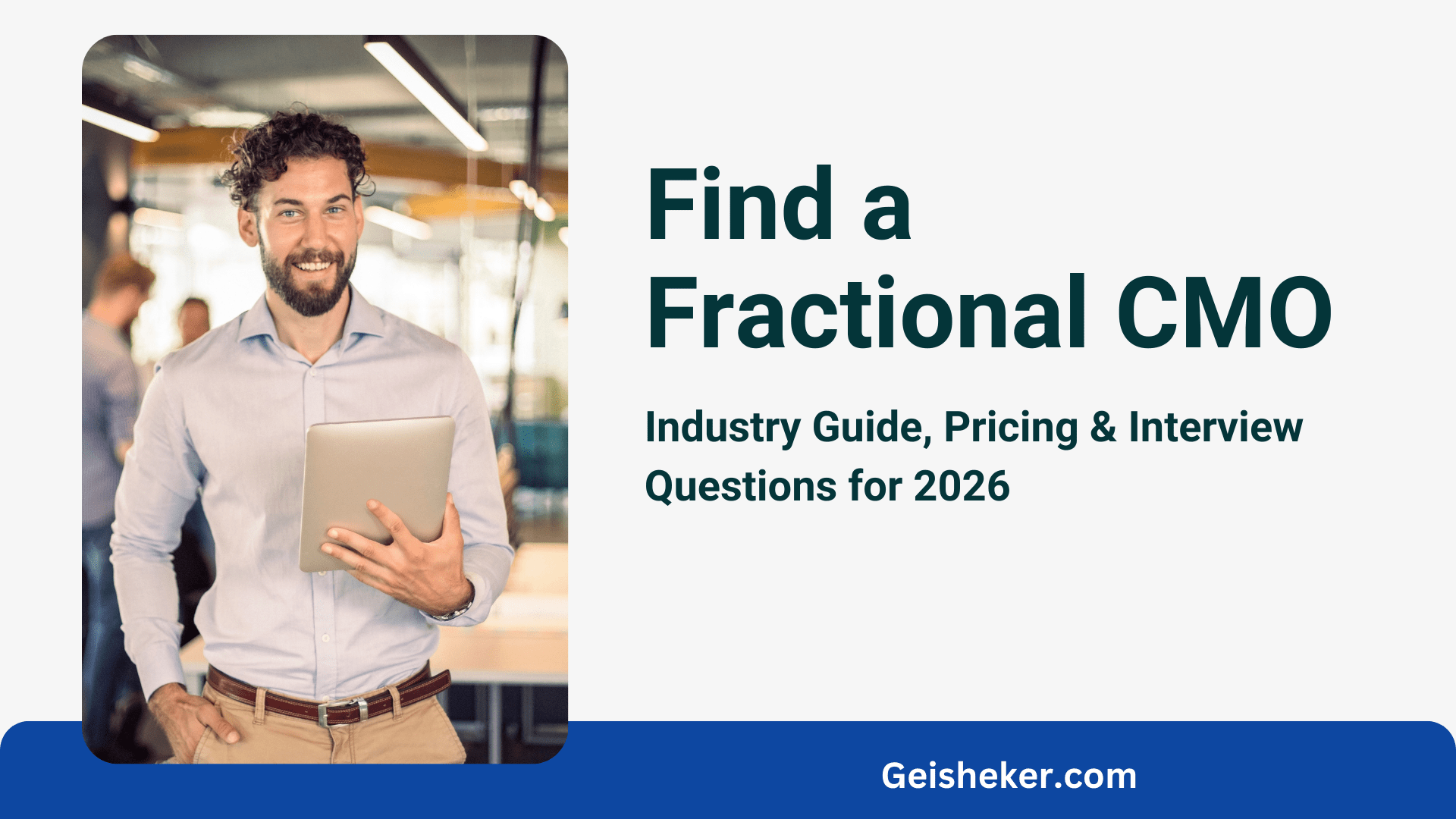 Find a Fractional CMO hero image