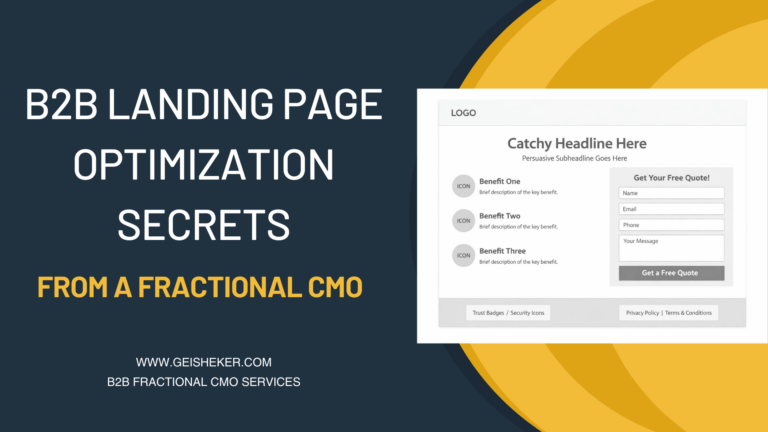 B2B Landing Page Optimization hero image