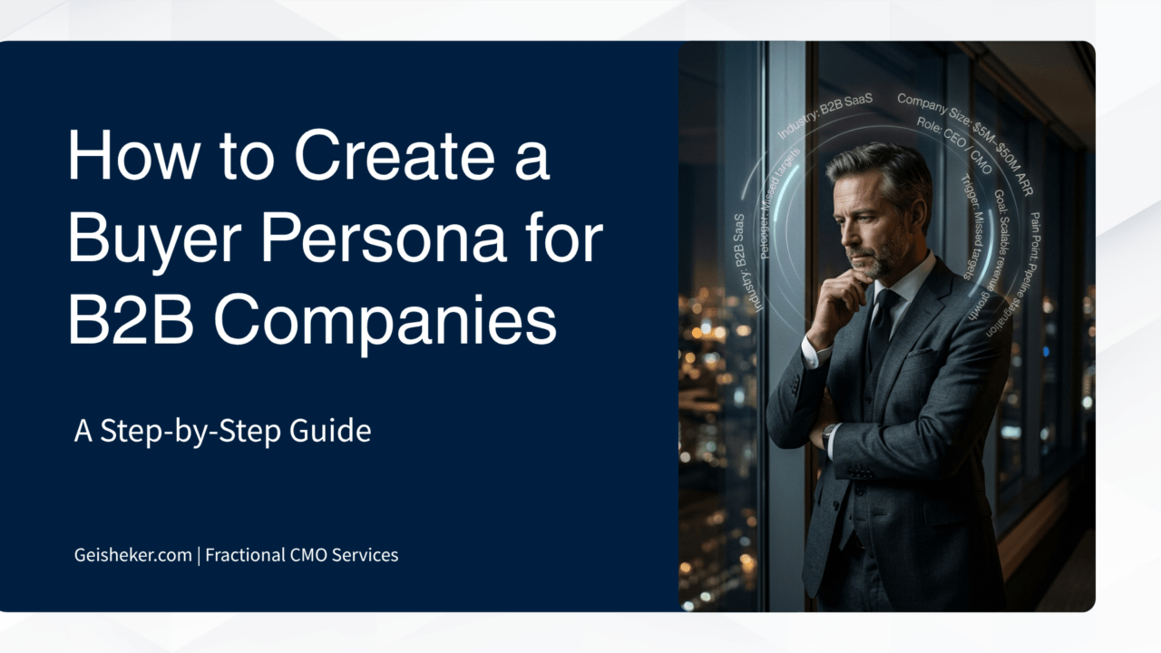 How to Create a Buyer Persona for B2B Companies (2026 Guide)