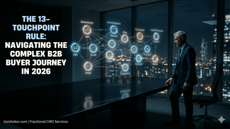 The 13-Touchpoint Rule: Navigating the Complex B2B Buyer Journey in 2026 - Hero Image