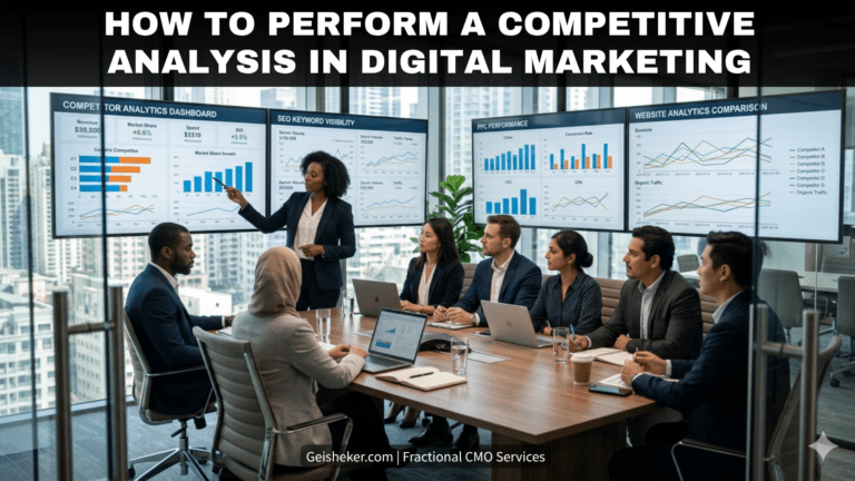How to Perform a Competitive Analysis in Digital Marketing hero image