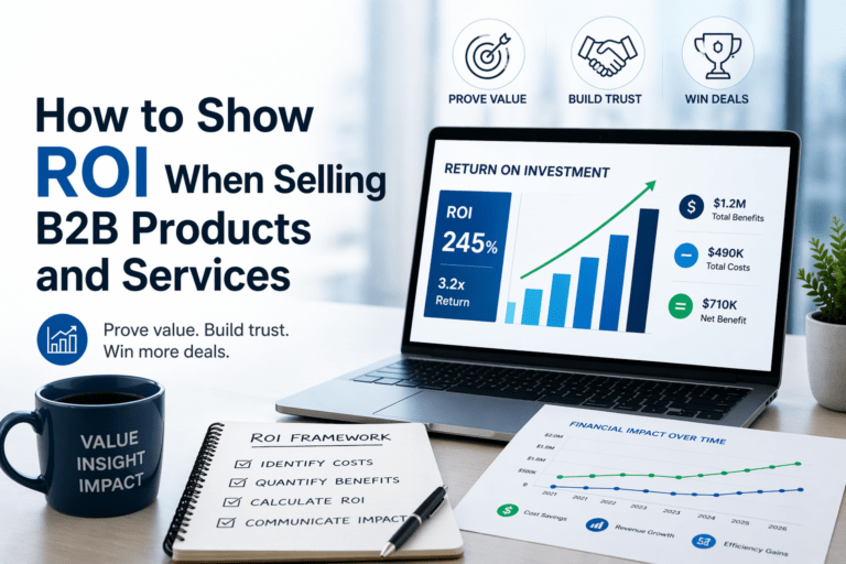 How to Show ROI When Selling B2B Products and Services (hero image)