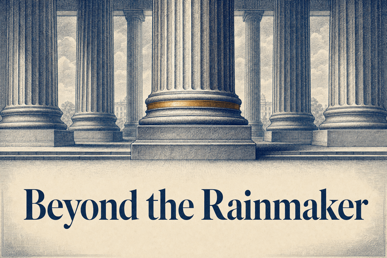 fractional CMO for law firms — a firm built on many foundations rather than a single rainmaker