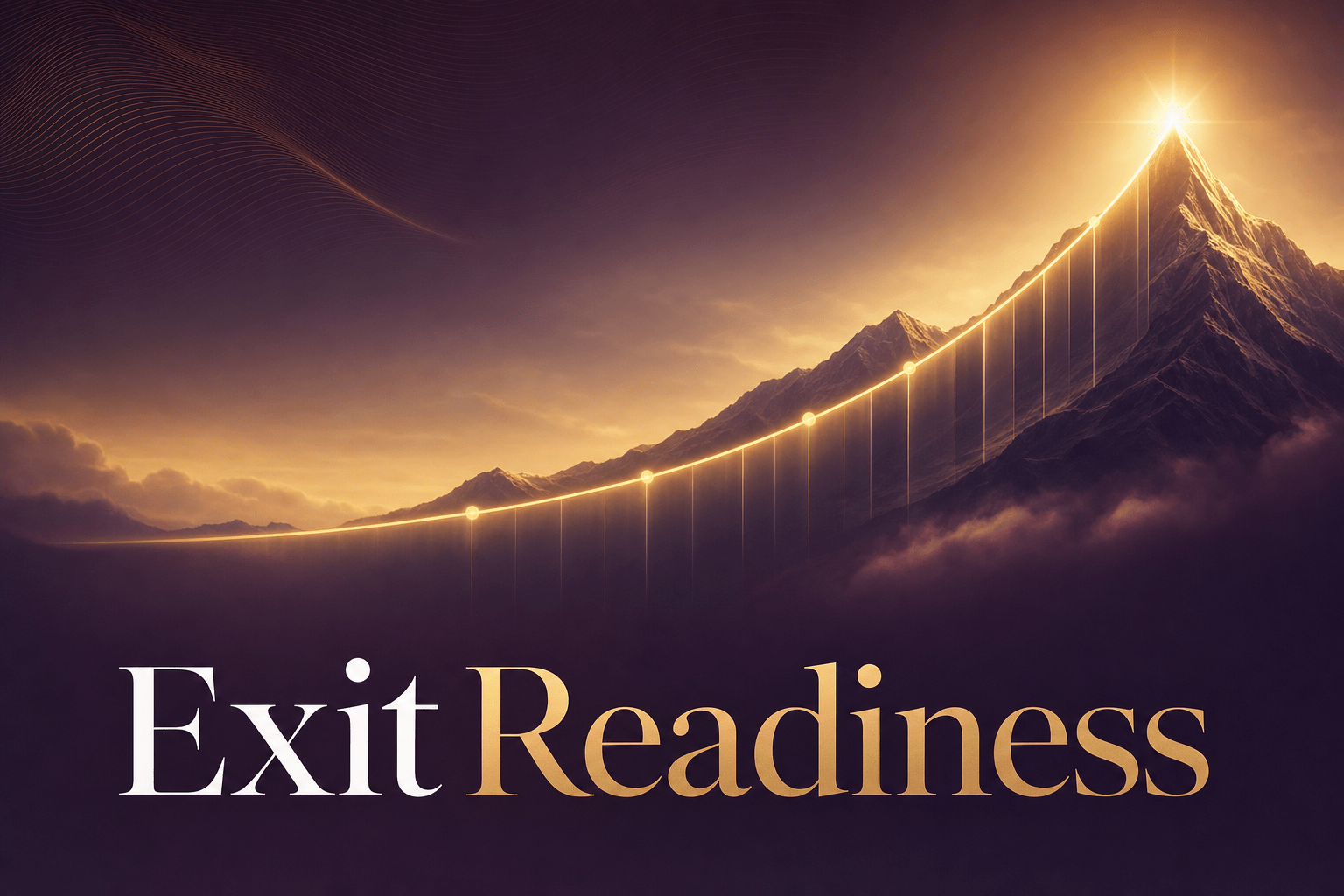 marketing and private equity exit readiness — a durable growth curve rising to a premium exit multiple