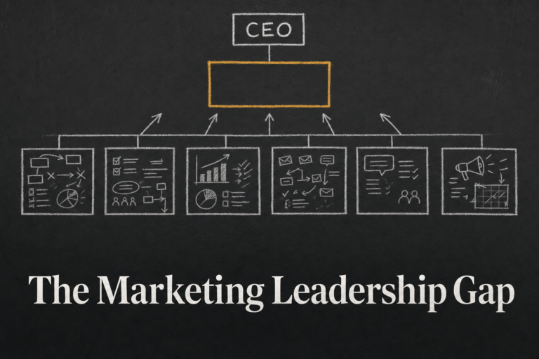 marketing leadership gap in a lower-middle-market private equity portfolio company, The Geisheker Group