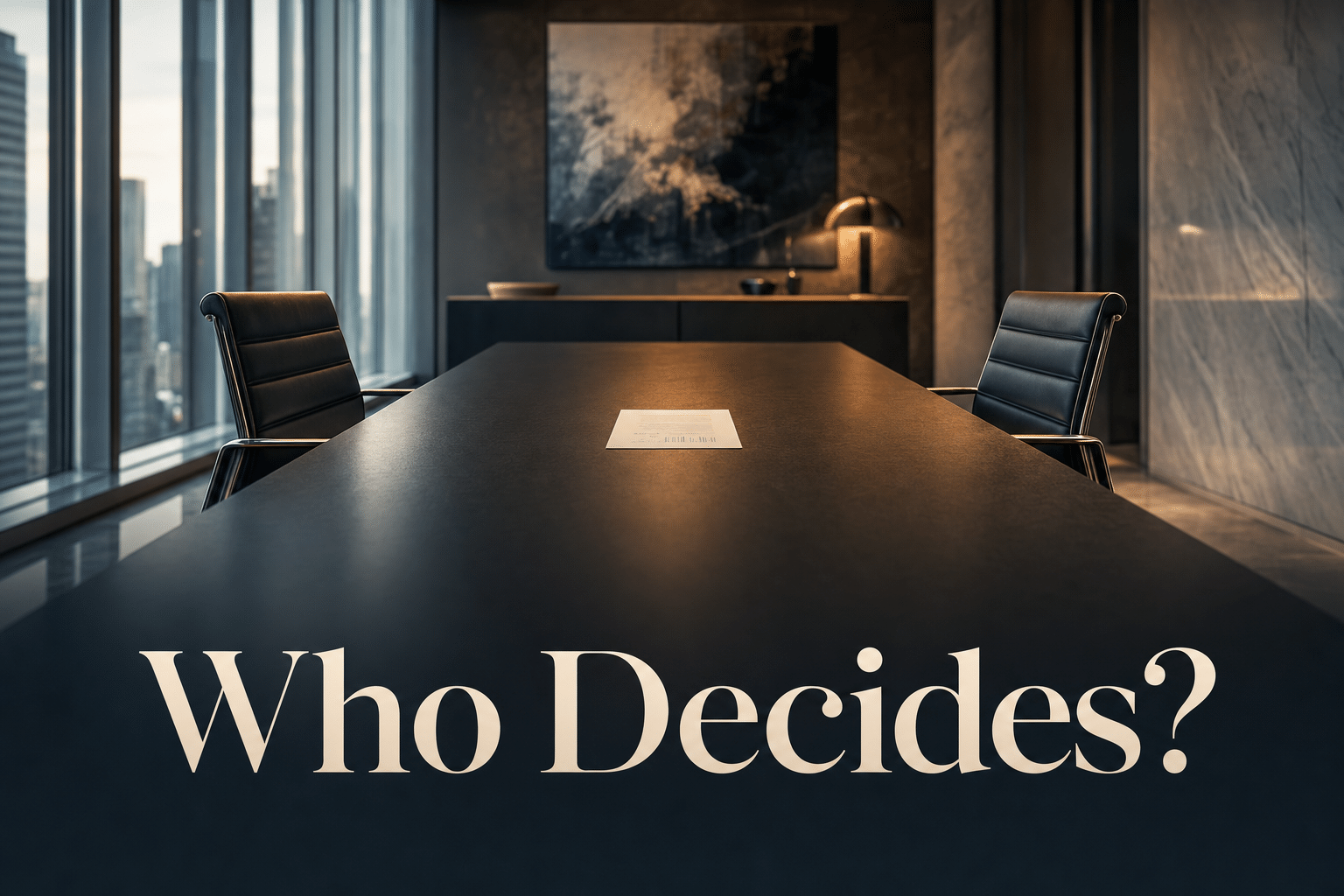 Fractional CMO decision authority and decision-rights matrix for CEOs, The Geisheker Group, Inc.